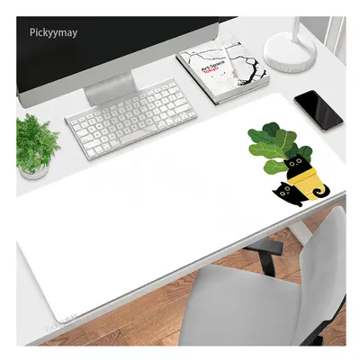 (WA00326 CAT (22), 900x400x4mm) Cat Plant Mouse Pads Gaming Mousepad Gamer Mouse Mat Keyboard Ma