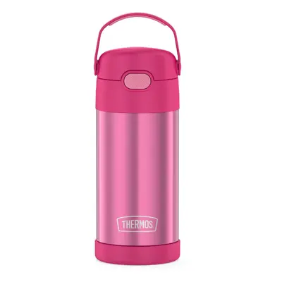 THERMOS FUNTAINER Water Bottle with Straw Ounce Pink Kids Stainless Steel Vacuum Insulated Water