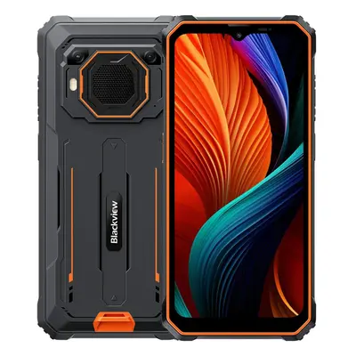 (Orange) Blackview BV6200 Plus Rugged Smartphone 8GB+256GB