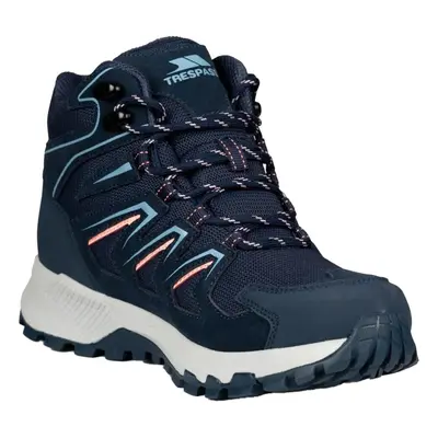 (4 UK, Navy) Trespass Womens/Ladies Janick Suede Waterproof Walking Boots