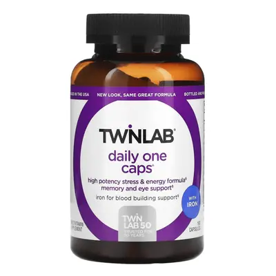 Twinlab, Daily One Caps, With Iron, Capsules