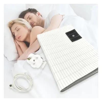 (68*132CM) Grounding Bed Sheet, Grounding Mat Earthing UK, Grounding Mat with 10% Silver Fiber &