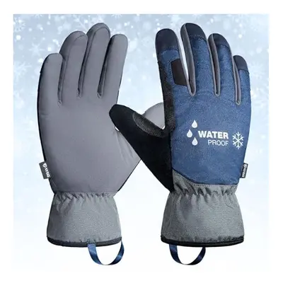 Waterproof Thermal Work Gloves for Men Women, Insulated Fleece Liner, Winter Warm Work Gloves fo