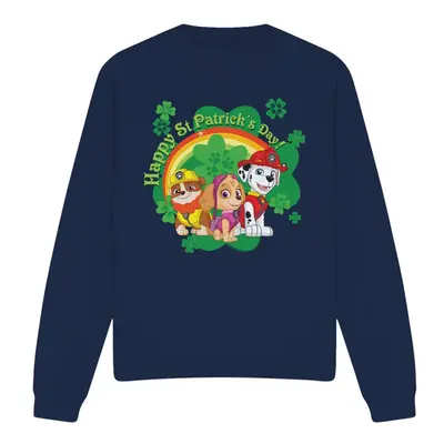 (XXL, Navy) Paw Patrol Unisex Adult Team St Patricks Day Sweatshirt