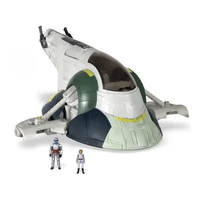 Star Wars Deluxe Vehicle 8-inchVehicle & Figure Jango Fett's Starshi