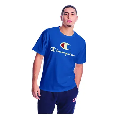 Champion Men's T-Shirt Men's Crewneck Cotton Tee Men's Mid-Weight T