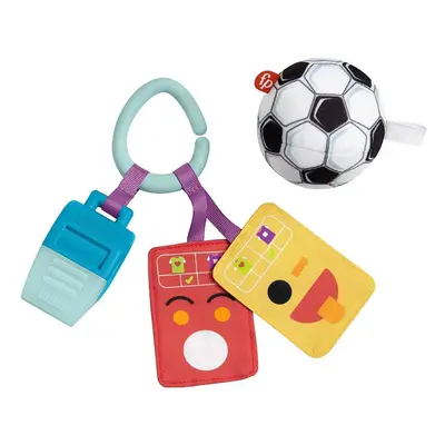 Fisher-Price Just for Kicks Newborn Gift Set of Soccer-Themed Rattle