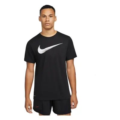 Nike Dri-FIT Mens Swoosh Training T-Shirt (XX-Large Black)