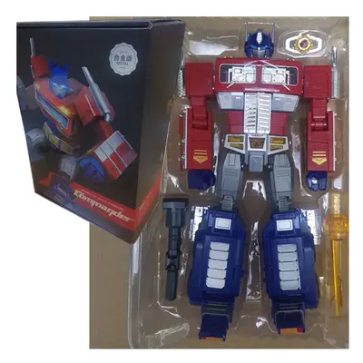 (MPP10 With BOX) Transformation Toys MPP10 Optimus YOUHU Black Apple G1 Flat Head Column OP Comm