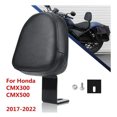 Motorcycle Driver Backrest Back Pad For Honda Rebel CMX500 CMX300 500 2018 2020 2022 Rider Back 