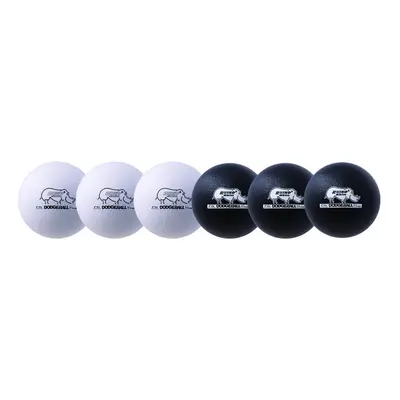 Champion Sports 6"" Black and White Rhino Skin Low Bounce Dodgeball Se