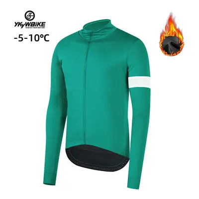 (YTFJ384-Green, Asia (EU XS)) Winter -5 Pro Thermal Fleece Jacket Windproof Waterproof Long Slee