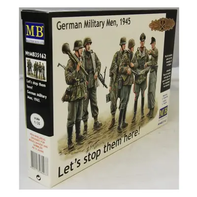 Master Box Models ""Let's Stop Them Here!"" German Military Men Figures Set (1/35 Scale)