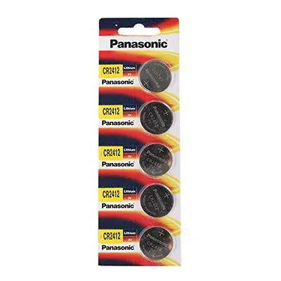 Panasonic CR2412 3V Lithium Battery 1PACK X (5PCS) =5 Single Use Batteries