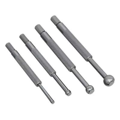 4 Piece Small Hole Gauge Set - 3mm to 13mm Measurements - Knurled Handles