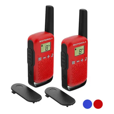 Walkie-Talkie Motorola T42 Dual 1,3" LCD km (2 pcs)/Red