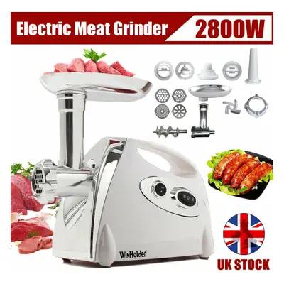 2800W Electric Food Meat Grinder Sausage Maker Filler Mincer Stuffer