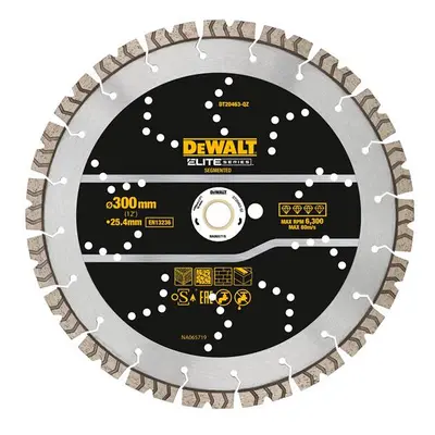 DEWALT DT20463-QZ Elite Series All Purpose Diamond Segmented Wheel x 25.4mm