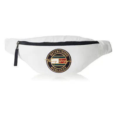 Tommy Hilfiger Signature Crest Fanny Pack White