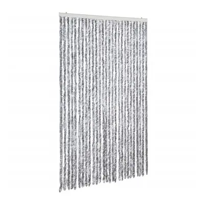 (white and grey, x cm) vidaXL Fly Curtain Door Curtain Fly Screen Fly Blind Insect Curtain Cheni