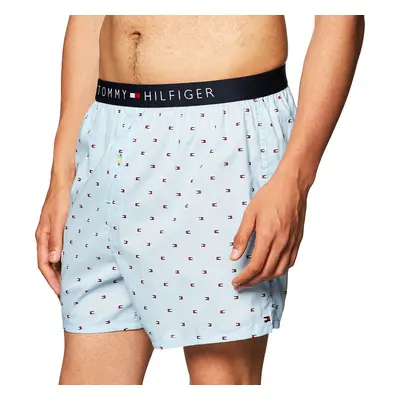 Tommy Hilfiger Men's Underwear Woven Boxers Ice Medium