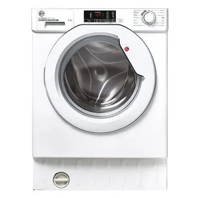 Hoover HBWS 49D2E Integrated Washing Machine - 9kg - rpm - White - HBWS49D2E