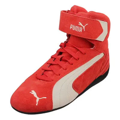 (4.5) Puma Speedcat Mid Unisex Fashion Trainers in Red White