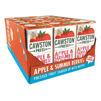 Cawston Press Fruit Water Kids Drink | Pressed Summer Berries Flavoured Water | 200ml x Pack Ber