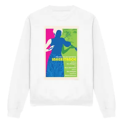 (XXL, White) Star Trek Unisex Adult The Next Generation Season Episode Sweatshirt