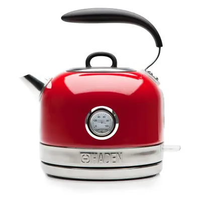 (Red) 1.5L Electric Kettle With Indicator Light & Temperature Gauge - 3000w Rapid Boil Kettle - 