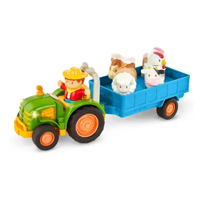 Battat ? Farm Toys for Toddlers, Kids ? Lights, Animal Sounds & Old MacDonald Music ? 7pc Preten