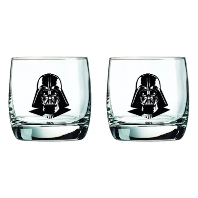 Star Wars Glass Set - Darth Vader - Collectible Gift Set of Cocktail Glasses - oz Capacity - Cla