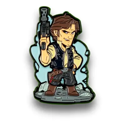 OFFIcIAL Star Wars Han Solo Pin Exclusive Art Design By Derek Laufman Star Wars Series collector