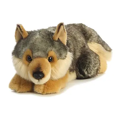 Aurora? Adorable Miyoni? Lying Wolf Stuffed Animal - Lifelike Detail - Cherished Companionship -