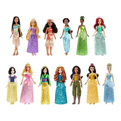 Disney Princess Fashion Doll gift Set with Dolls in Sparkling cloth