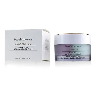 BareMinerals Claymates Be Bright & Be Firm Mask Duo 58g/2.04oz