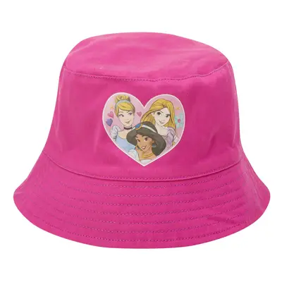 Disney Girls Bucket Hat - Reversible Minnie Mouse Princess Frozen Su