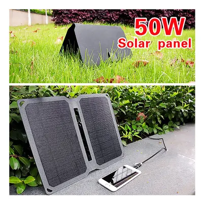 (15W fold) 50W ETFE Folding Solar Panel Portable Solar Energy Power Bank High Efficiency Solar C