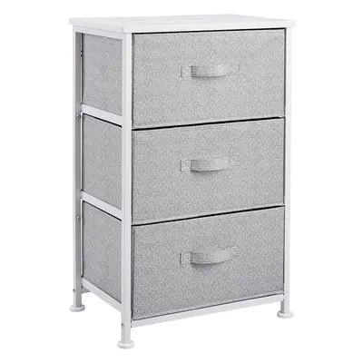 (White, Organizer Unit Grey Drawers) Drawer Storage Organizer Closet, White