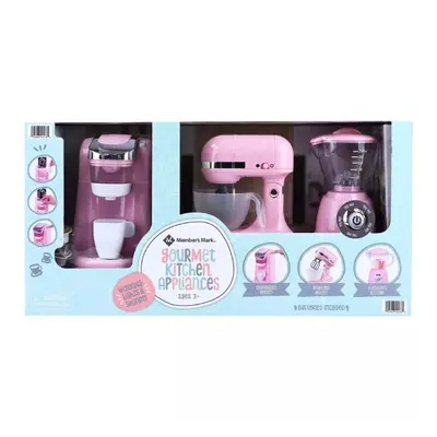 MEMBER'S MARK Gourmet Kitchen Appliance PLAYSET for Kids (Pink)