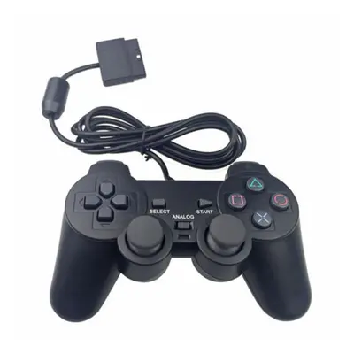 (Black) PS2 Black Wired Game Gamepad for PS2 Controller Gamepad Joypad Black