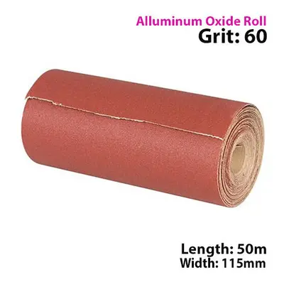 50m Grit Aluminium Oxide Sand Paper Rolls Long Life Sanding Grinding Sheet