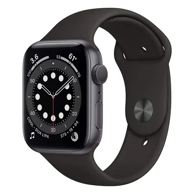 Refurbished Apple Watch Series (GPS, 44mm) - Space Gray Aluminum Case with Black Sport Band