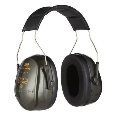 Peltor Optime II Comfort Earmuffs H520AC1, Ear Defenders Adults, Comfortable Fit with Reduced Pr