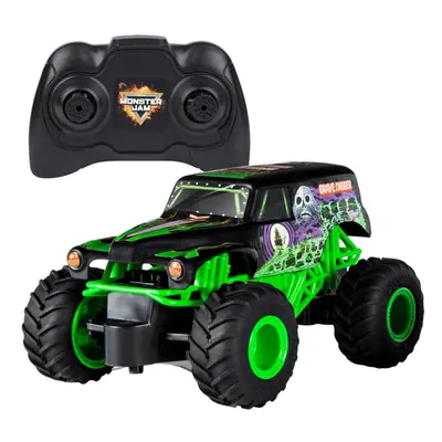 Monster Jam Truck Grave Digger with RC 1:24 Kids Remote Controlled Toy Trucks