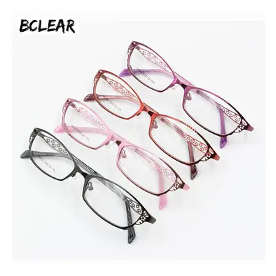 High-grade women spectacle frame metal alloy eyeglasses frame half frame glasses frame female op