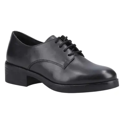 (UK 3, Black) Hush Puppies ANASTASIA Girls Leather School Shoes Black