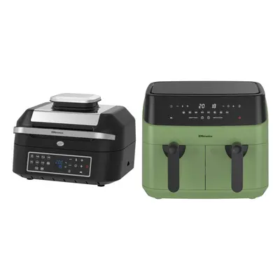 Emtronics Air Fryer 6.3 & Sage Green Litre Kitchen Set