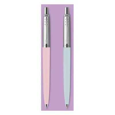 Parker Jotter Originals Ballpoint Pen Pastel Collection | Pink & Blue 50s Finishes | Medium Poin