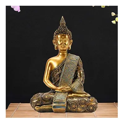 Meditating Thai Buddha Ornament figurineZen Garden buddha Statue sculptureIndoorOutdoor Decor fo